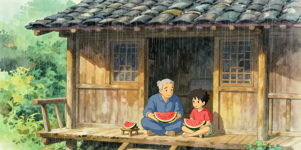 下大雨