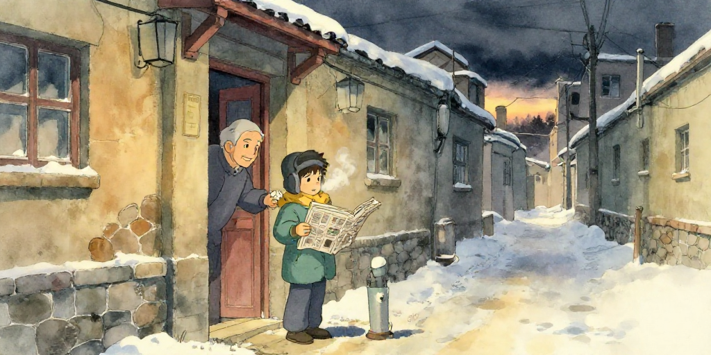 送报的小军