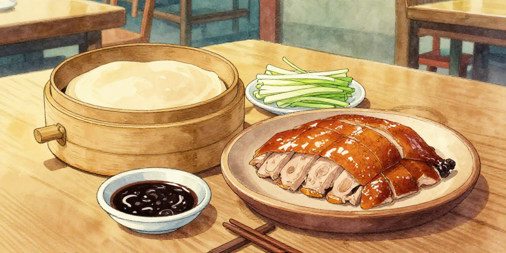 怎么吃北京烤鸭