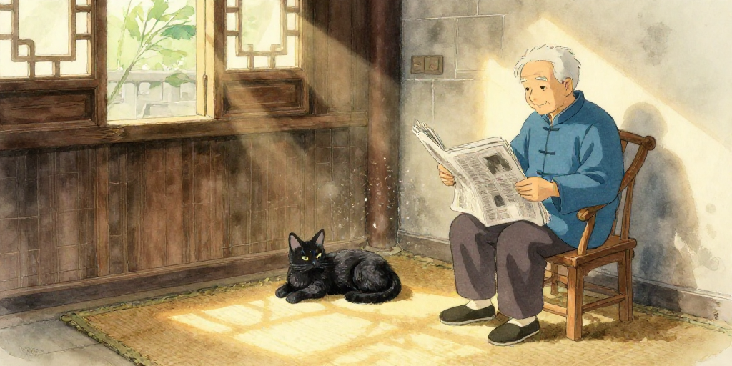 老房子里的老猫