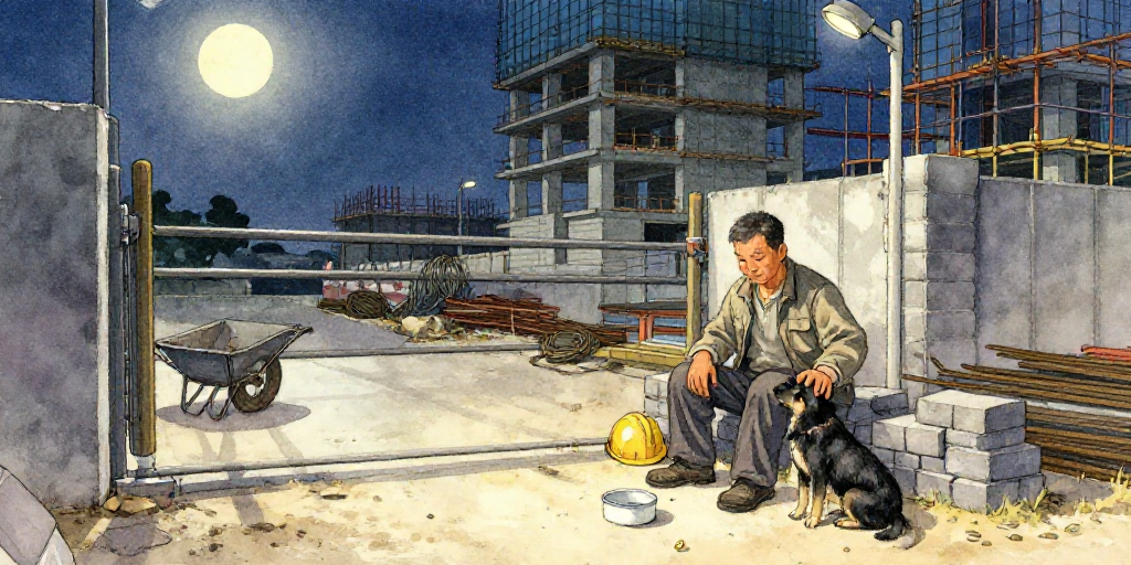 工地上的狗