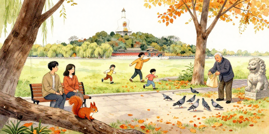 公园里的小松鼠