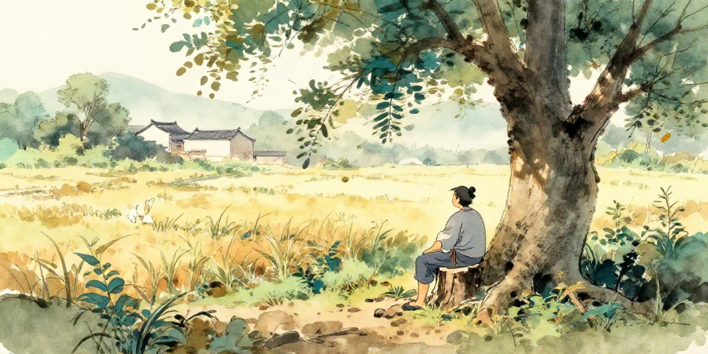 树下等兔子