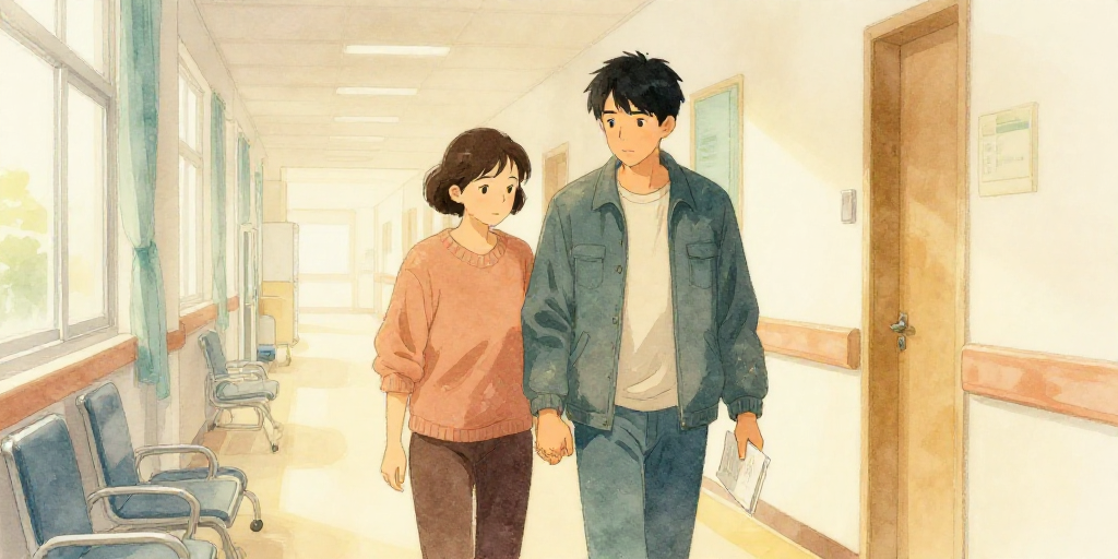 陪妻子看医生