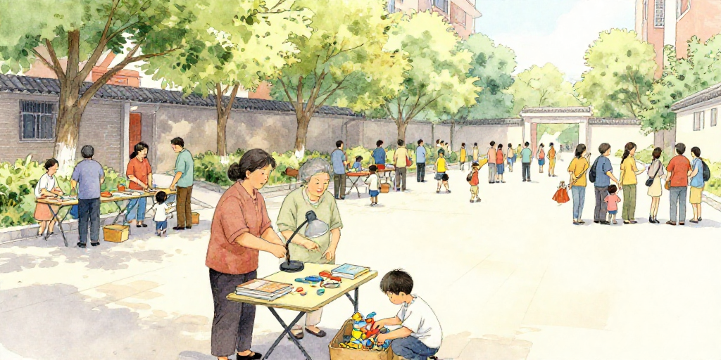 小区里的那场二手市场