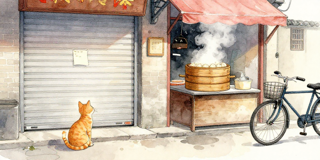 门口的猫