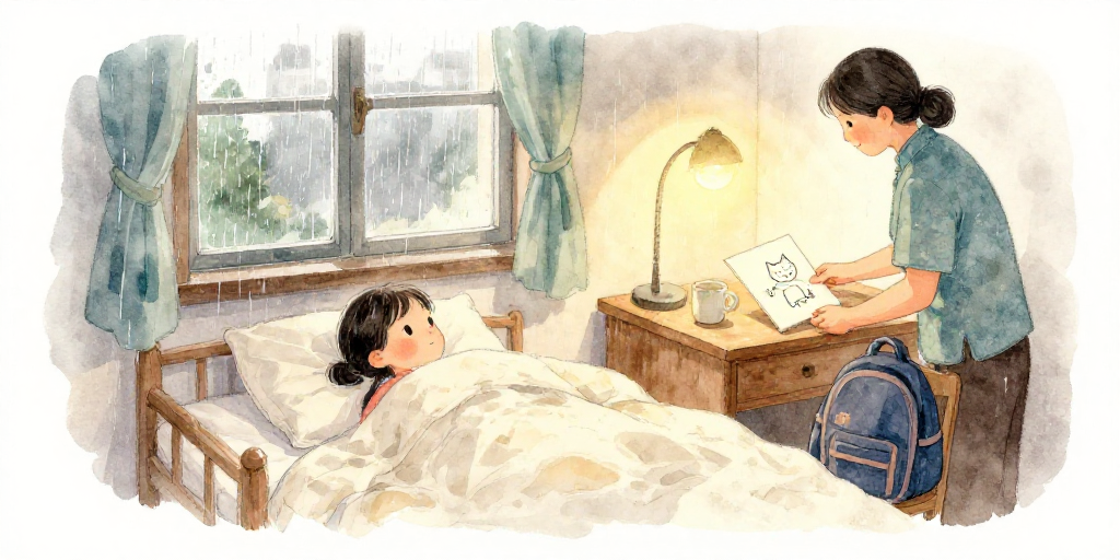 桌子上的生日卡