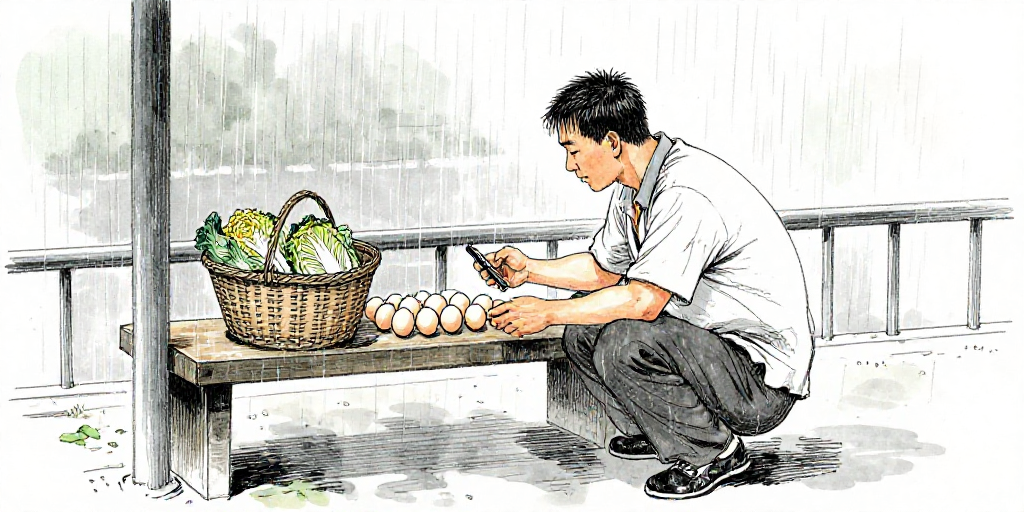 雨里的十六个鸡蛋