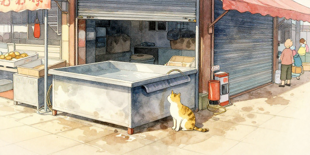 跟着鱼的猫