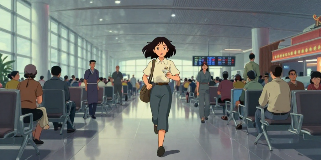 三个登机口