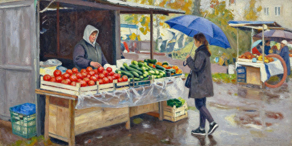 Дождь на рынке (Часть 1)