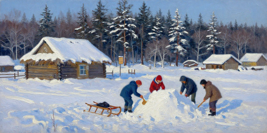 Зима (Белый снег, пушистый)