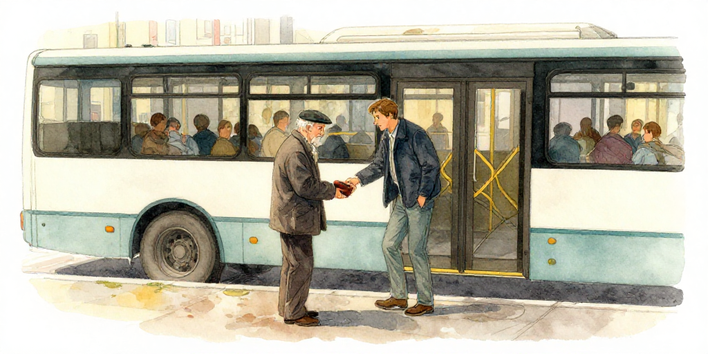 Кошелёк в автобусе